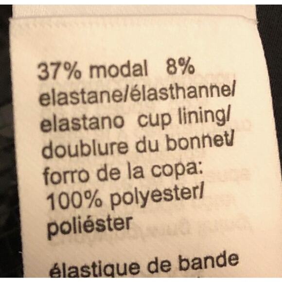 Calvin Klein CK One Bundle of 2 Black Blue Floral Adjustable Bra Small - Picture 12 of 12